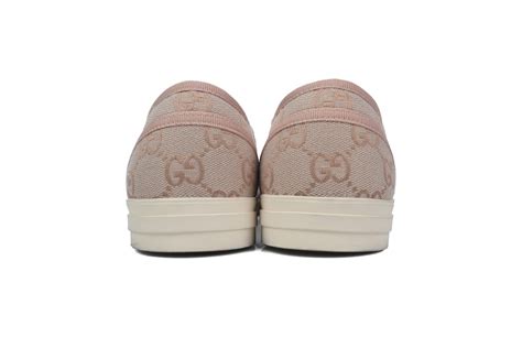 pink gucci canvas shoes
